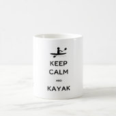 Behalt Calm und Kayak Kaffeetasse (Mittel)