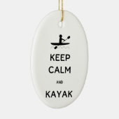 Behalt Calm und Kayak Keramikornament (Rechts)