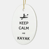 Behalt Calm und Kayak Keramikornament (Links)