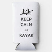 Behalt Calm und Kayak mit mir Selters Dosenkühler (Vorderseite)