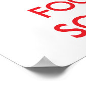 Behalt Calm und Konzentration auf Soziologie Poster (Ecke)