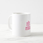 BEHALT CALM und lass EMILY Handle It Funny Name Kaffeetasse (Vorderseite Links)