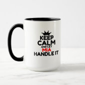 BEHALT CALM UND LASS MIA HANDLE IT TASSE (Links)