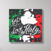 Behalt Calm und Liebe Italien Leinwanddruck (Vorderseite)