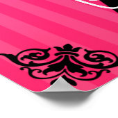 Behalt Calm und Liebe Paris Poster (Ecke)