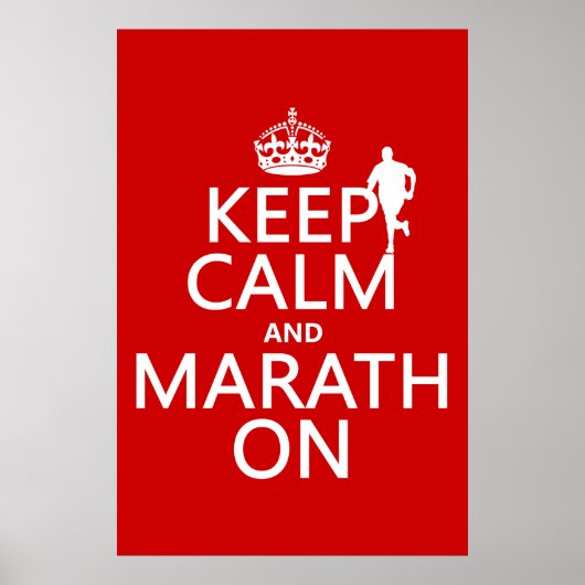Behalt Calm und Marath on Poster (Vorne)