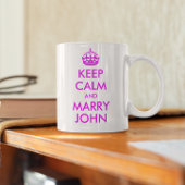 Behalt Calm und Marry John Tasse
