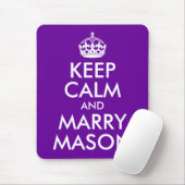 Behalt Calm und Marry Mason Mousepad (Mit Mouse)