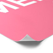 Behalt Calm und Mermaid auf Druckplakat Poster (Ecke)