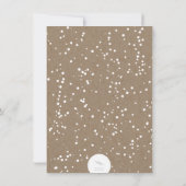 Behalt Calm und Merry on Kraft Funny Holiday Party Einladung (Rückseite)