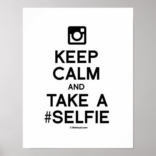 BEHALT CALM UND NEHMEN SICH SELBST POSTER (Vorne)