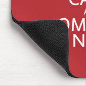 Behalt Calm und Omnom Nom Mousepad (Ecke)