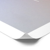 Behalt Calm und Parler Francais Poster (Ecke)