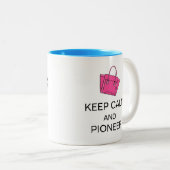 BEHALT CALM UND PIONEER TASSE MIT TONKAFFEE (VorderseiteRechts)