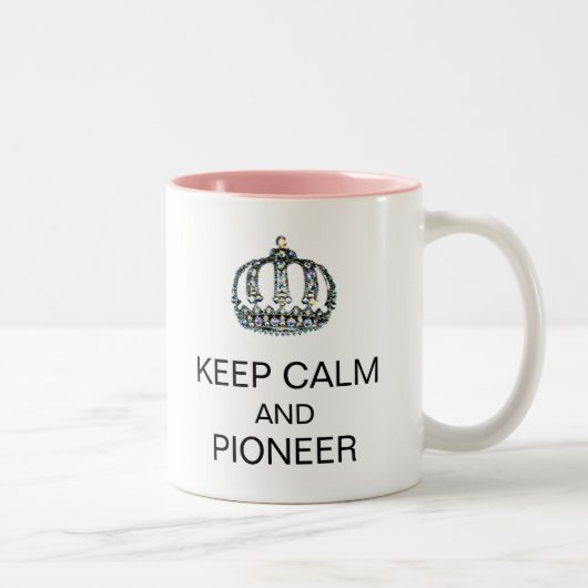 BEHALT CALM UND PIONEER TASSE MIT TONKAFFEE (Rechts)