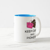 BEHALT CALM UND PIONEER TASSE MIT TONKAFFEE (VorderseiteRechts)