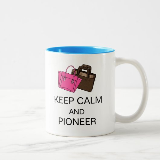 BEHALT CALM UND PIONEER TASSE MIT TONKAFFEE (Rechts)