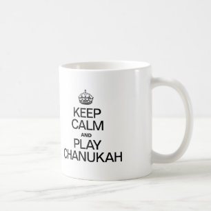 BEHALT CALM UND PLAY CHANUKAH KAFFEETASSE