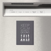 Behalt Calm und Praxis Qigong Magnet (In Situ (Geschirrspüler))