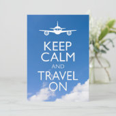 BEHALT CALM UND REISE AUF (Stehend Vorderseite)