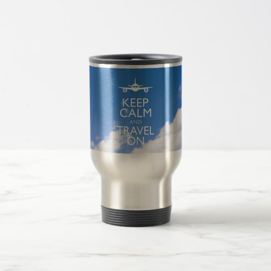 BEHALT CALM UND REISE AUF REISEBECHER (Mittel)