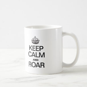 BEHALT CALM UND ROHRE KAFFEETASSE
