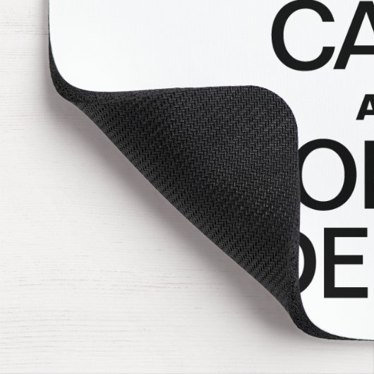 BEHALT CALM UND ROLLER DERBY MOUSEPAD (Ecke)