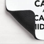 Behalt Calm und ruf eine Hebamme an Mousepad (Ecke)