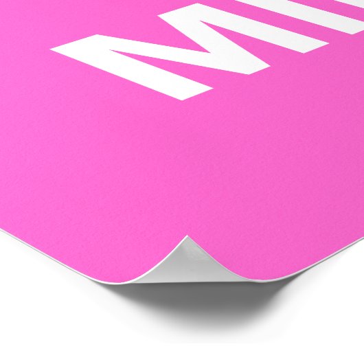 Behalt Calm und ruf eine Hebamme an Poster (Ecke)