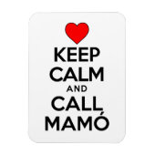 Behalt Calm und ruf Mamo Irish Großmutter Magnet (Vertikal)