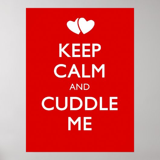 BEHALT CALM UND SCHNELLE MICH POSTER (Vorne)