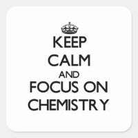 Behalt Calm und Schwerpunkt Chemie