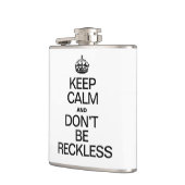 BEHALT CALM UND SEID NICHT RECKLOS FLACHMANN (Links)