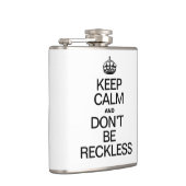 BEHALT CALM UND SEID NICHT RECKLOS FLACHMANN (Rechts)