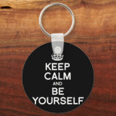 BEHALT CALM UND SEID SELBST SCHLÜSSELANHÄNGER (Vorderseite)