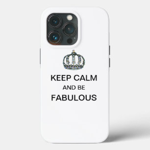 "BEHALT CALM UND SEIN FABULOUS! Case-Mate iPhone HÜLLE