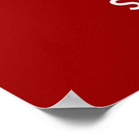 Behalt Calm und Shred On Poster (Ecke)