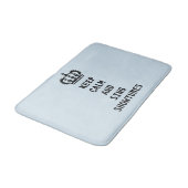 Behalt Calm und Sing Showtunes Badematte (Schrägansicht)