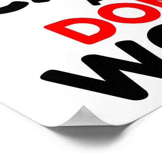 BEHALT CALM UND SORGE DIR NICHT POSTER (Ecke)