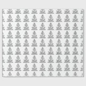 BEHALT CALM UND SPIELE DAS OCTAVE MANDOLIN GESCHENKPAPIER (Flach)