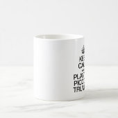 BEHALT CALM UND SPIELE DAS PICCOLO TRUMPET KAFFEETASSE (Mittel)