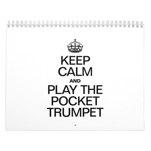 BEHALT CALM UND SPIELE DAS POCKET TRUMPET KALENDER (Titelbild)