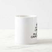 BEHALT CALM UND SPIELE DEN CAVAQUINHO KAFFEETASSE (Mittel)