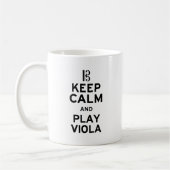 Behalt Calm und spiele Viola Kaffeetasse (Links)