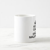 BEHALT CALM UND SPRECHEN MALAYALAM KAFFEETASSE (Mittel)