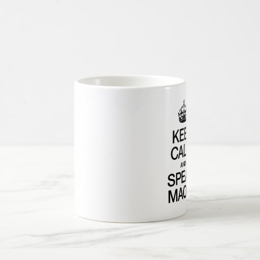 BEHALT CALM UND SPRECHEN MAORI KAFFEETASSE (Mittel)