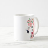 Behalt Calm und Stand Tall Flamingo Tasse (VorderseiteRechts)