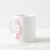 Behalt Calm und Stand Tall Flamingo Tasse (Vorderseite Links)