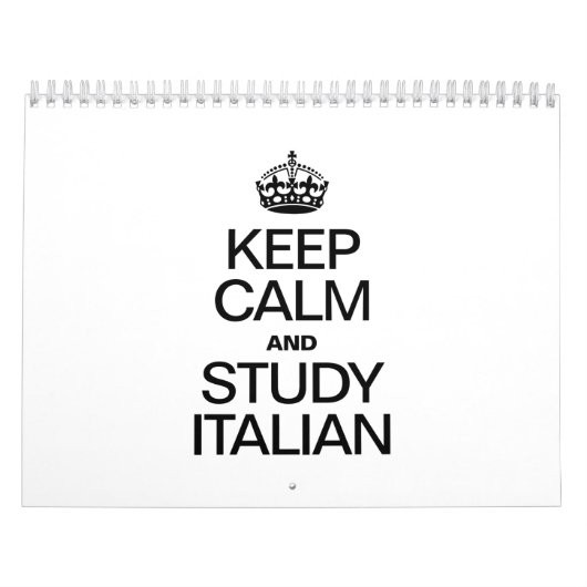 BEHALT CALM UND STUDY ITALIEN KALENDER (Titelbild)