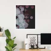 Behalt Calm und Study Mathe Poster (Heimbüro)